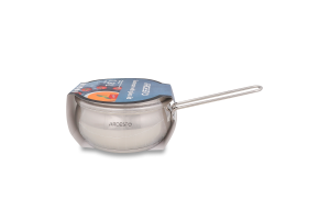 Ківш Gemini Liguria 1,8л нержавіюча сталь з скляною кришкою Ardesтo