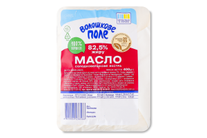 Масло сладкосливочное 82.5% Экстра Волошкове поле м/у 400г