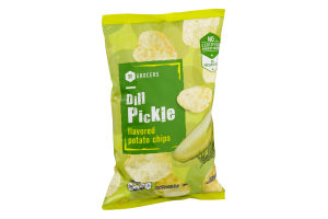 SE Grocers Potato Chips Dill Pickle