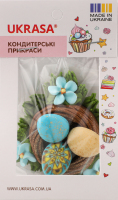 Набір кондитерських прикрас Великоднє гніздечко оздоблене писанками Ukrasa