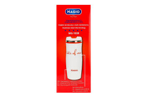 Термокружка 400мл біла н/ж сталь подвійні стінки Меджіо