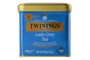 Чай чорний листовий Lady Grey Twinings з/б 100г