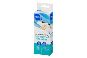 Smart Sense Premoistened Lens Wipes - 30 CT