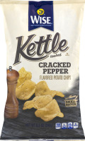Wise Kettle Cooked Cracked Pepper Potato Chips
