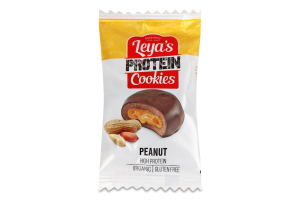 Печиво Leya's протеїнове з арахісом в темн шокол