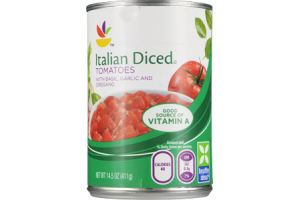 Ahold Basil, Garlic and Oregano Italian Diced Tomatoes