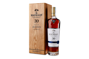 Виски 43% 0.7л односолодовый шотландский 30 лет Double cask The Macallan к/у