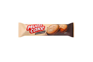 Печенье сахарное с начинкой какао Multicake Roshen м/у 180г
