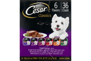 Cesar Classics Canine Cuisine Variety - 36 CT
