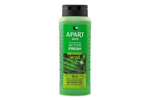 Гель для душу чоловічий 3в1 Wild Active fresh Apart 500мл