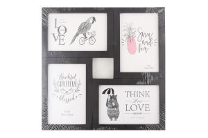 Фоторамка-колаж на 4фото 10,2*15,3см