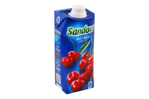 Нектар осветленный пастеризованный вишневый Sandora т/п 500мл