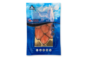 Горбуша нарезка Iceberg х/к с/ш в/у 100г