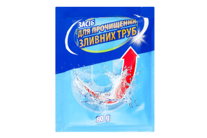 Засіб д/прочищення зливних труб 80 г