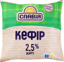 Кефир 2.5% Славія м/у 400г
