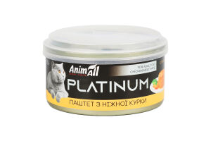 Корм д/котів Platinum Ніжний паштет з курки 70г ж/б AnimAll