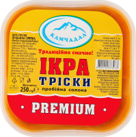 Икра трески пробойная соленая Premium Камчадал п/у 250г