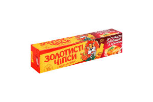 Чипси картопляні зі смаком холодцю з хроном Золотисті к/у 100г