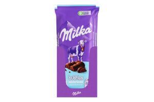 Шоколад молочний пористий Bubbles Milka м/у 80г