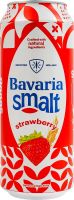 Напій безалкогольний 0.5л 0% газований солодовий Strawberry Bavaria Smalt з/б