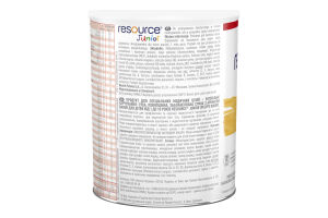 Суміш суха для дітей 1-10років повноцінна збалансована з ароматом ванілі Junior Resource з/б 400г