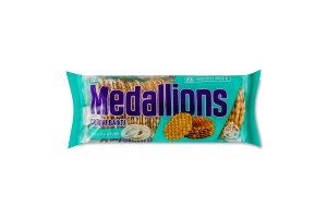 Вафли соленые с сушеным луком Medallions Lekorna м/у 90г