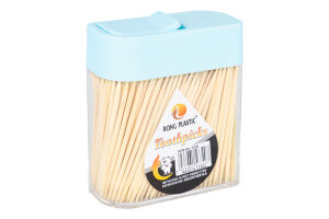 Зубочистки бамбукові №6340 Rong plastic 300шт