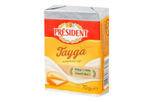 Сир плавлений 38% з сиром Гауда President м/у 70г