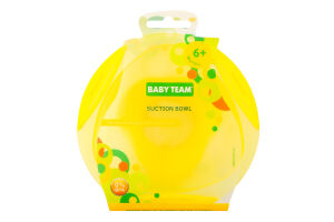 Тарілка для дітей від 6міс на присосці №6004 Baby Team 1шт