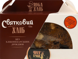 Хлеб нарезной подовый без хлебопекарных дрожжей Праздничный Riga Хліб к/у 200г