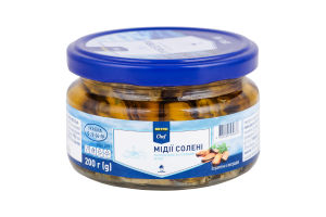 Мидии соленые со специями и травами в масле METRO Chef с/б 200г