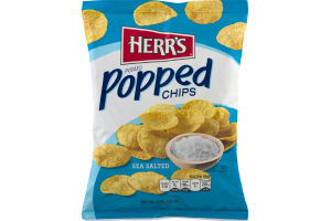 Herr's Popped Potato Chips Sea Salted