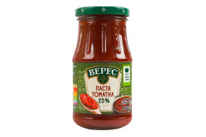 Паста томатная 25% стерилизованная Верес 1с с/б 325г