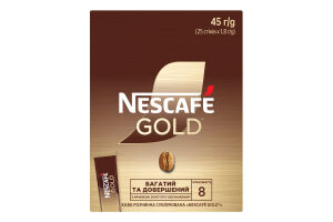 Кофе растворимый сублимированный Gold Nescafe м/у 1.8г