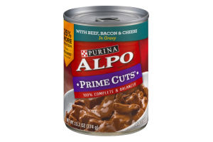 Purina Alpo Prime Cuts Dog Food Beef, Bacon & Cheese