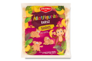 Печенье со вкусом банана с кальцием Зверюшки Detki м/у 160г