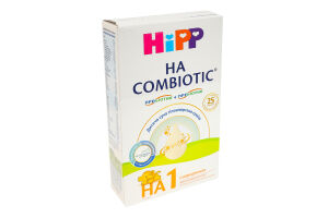 Смесь сухая для детей с рождения гипоаллергенная 1 Combiotic НА Hipp к/у 350г