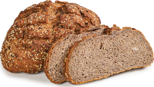 Хліб подовий з насінням льону