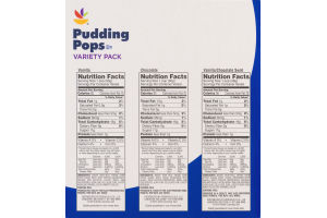 Ahold Pudding Pops Variety Pack - 10 CT