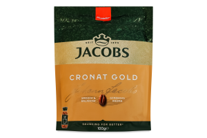 Кава розчинна сублімована Cronat Gold Jacobs д/п 100г