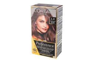 Краска для волос стойкая Preference №6.21 L'Oreal Paris 1шт