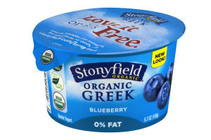 Stonyfield Organic Greek Nonfat Yogurt Blueberry