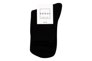 Шкарпетки жіночі чорні класичні р.23-25 3541 Bonus