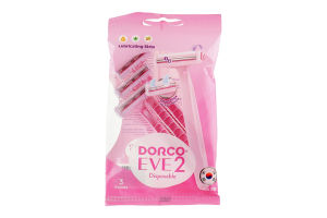 Станок Dorco Eve Жіночий Одноразов 2 лез 3шт