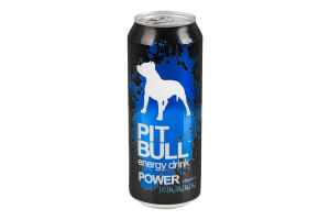 Напій енергетичний безалкогольний сильногазований Power Pit Bull з/б 500мл