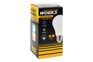 Лампа LED Work'S Long-Life A60-15W-3K-E27 136530