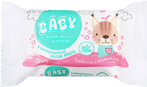 Крем-мило дит. Baby 70 г з екстрактом алое вера