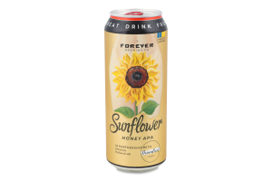Пиво Sunflower Honey APA світле нефільтроване 5% 0,5л ж/б Forever