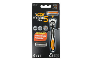 Станок д/гоління Flex-5 Hibrid+1картридж BiC