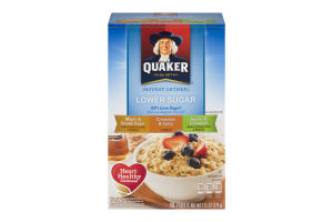 Quaker Instant Oatmeal Lower Sugar Variety Pack - 10 PK